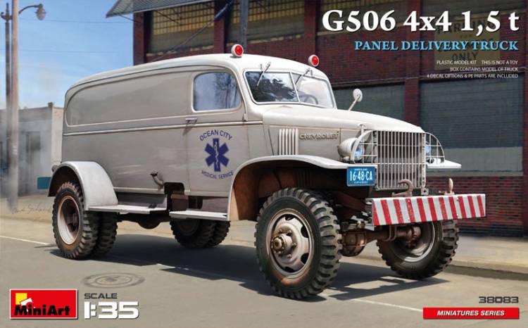 G506 4х4 1.5t Panel Delivery Truck