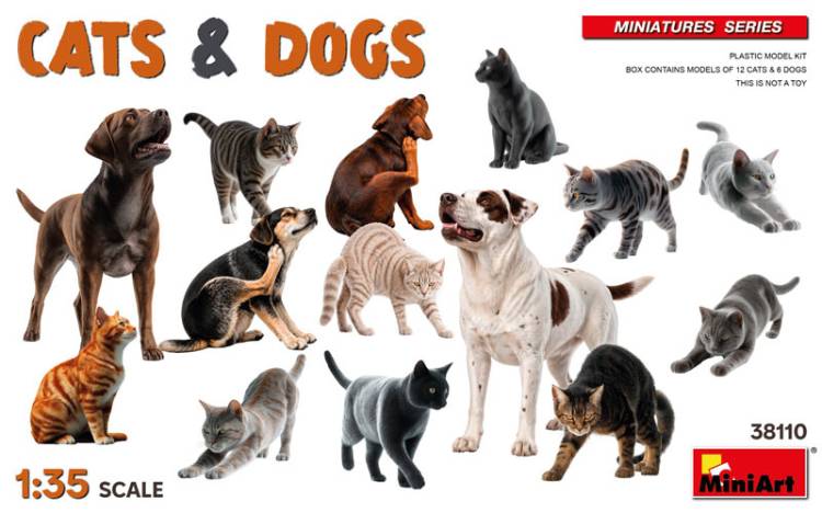 Miniart Cats & Dogs