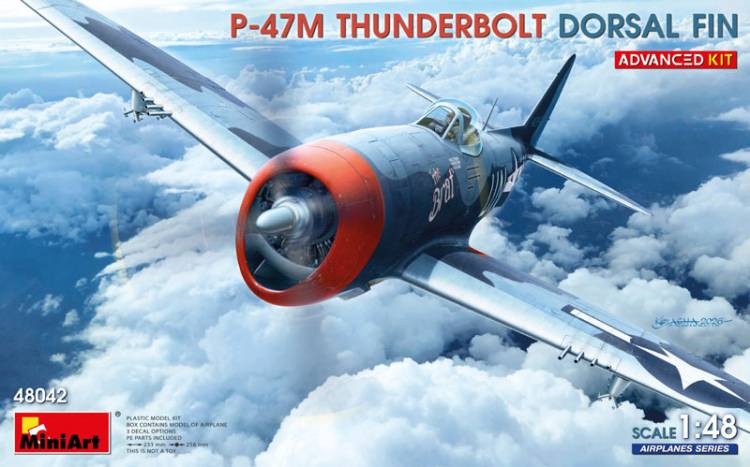 Miniart P-47M Thunderbolt Dorsal Fin (Advanced Kit)