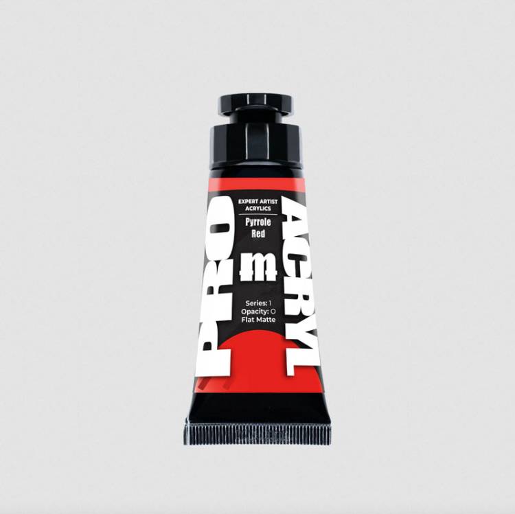 Monument Hobbies Expert Acrylics - Pyrrole Red