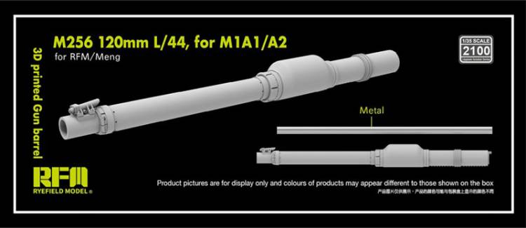 Rye Field M256 120mm L/44 Gun Barrel for M1A1/M1A2 Abrams