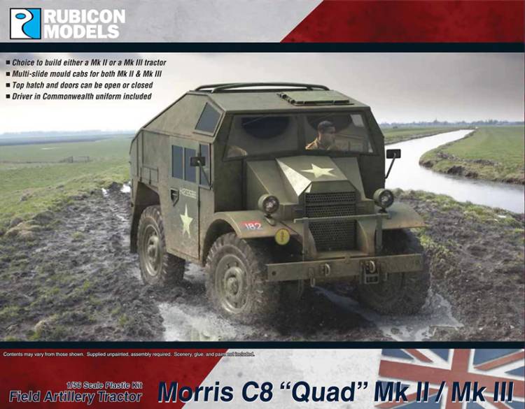 WWII Morris C8 Quad Mk II / Mk III Field Artillery Tractor