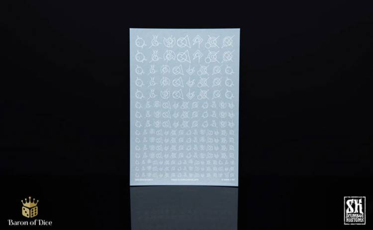 SB Kustom Hell Bearers Runes A Decal Sheet