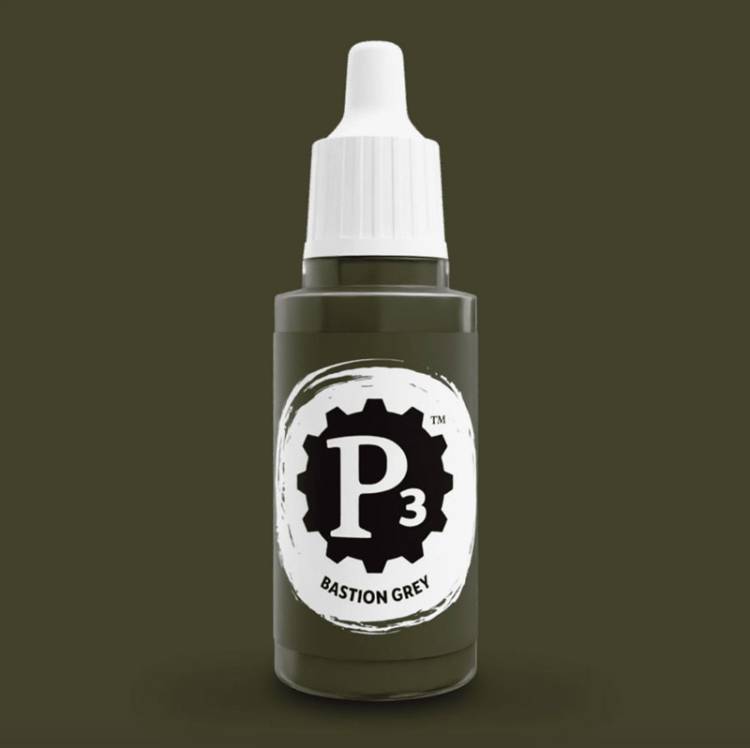 Privateer Press Paints (P3) Bastion Grey 18ml (087)
