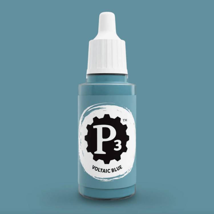 Privateer Press Paints (P3) Voltaic Blue 18ml (003)