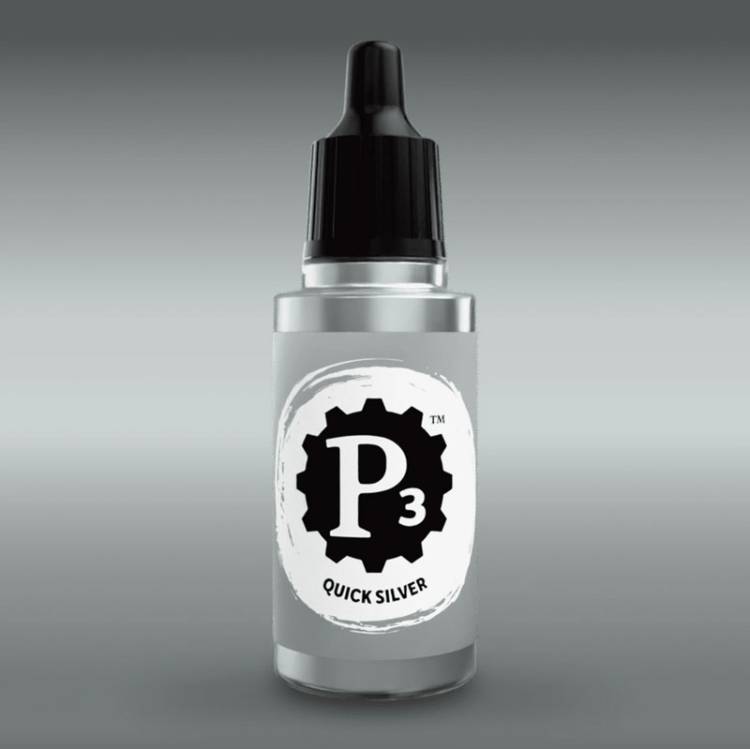 Privateer Press Paints (P3) Quick Silver Metallic 18ml (118)