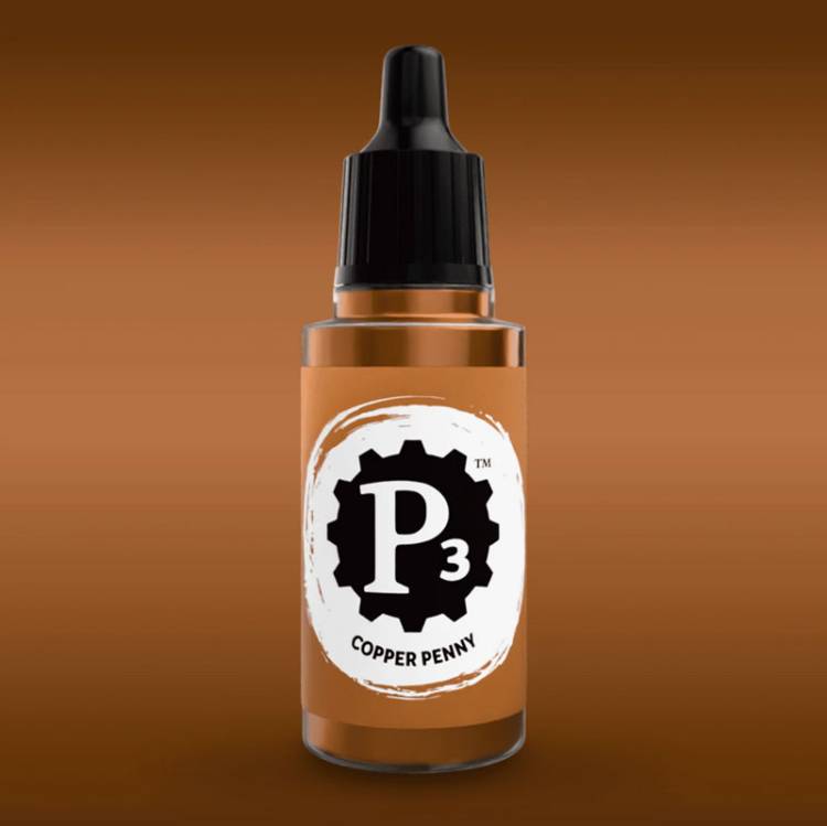 Privateer Press Paints (P3) Copper Penny Metallic 18ml (113)