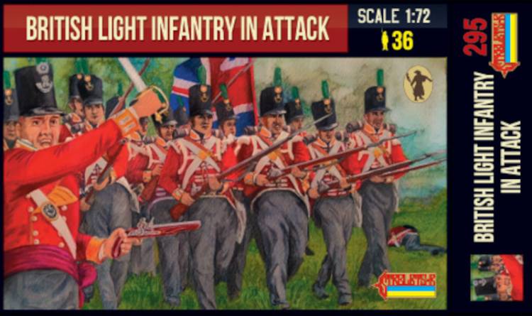 Strelets R - British Light Infantry in Attack Napoleonic era - ONLY 2 AVAILABLE AT THIS PRICE