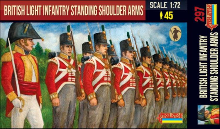Strelets R - British Light Infantry Standing Shoulder Arms Napoleonic - ONLY 2 AVAILABLE AT THIS PRICE