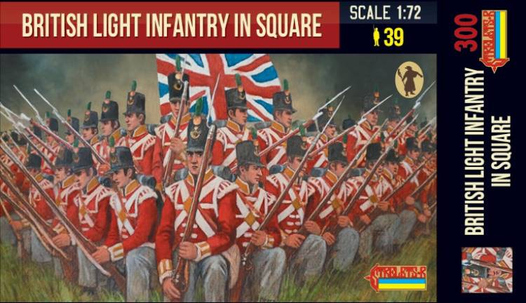 Strelets R - British Light Infantry in Square Napoleonic - ONLY 1 AVAILABLE AT THIS PRICE
