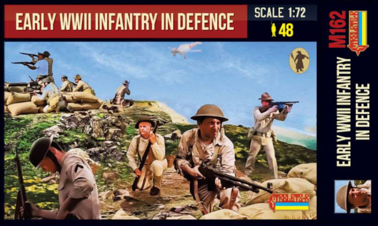 Strelets Early WWII US Infantry in Defence (WWII) - ONLY 2 AVAILABLE AT THIS PRICE