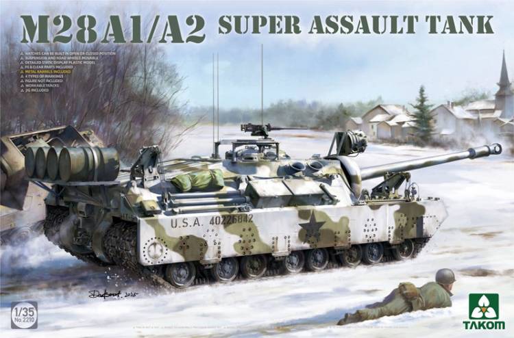 Takom M28A1/A2 Super Assault Tank