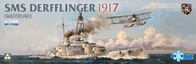 SMS Derfflinger 1917 Waterline