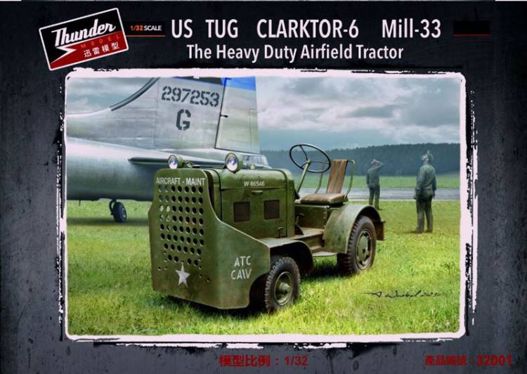 Thunder Model US Clarktor6 Mill33 Heavy Duty Airfield Tow Tractor