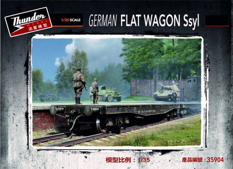 Thunder Model WWII German Ssyl Flatcar