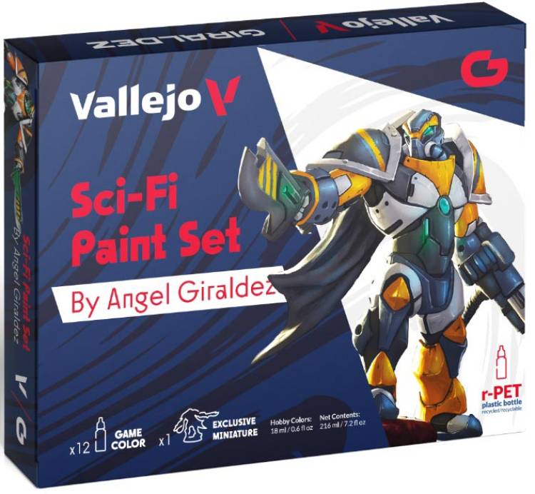 Vallejo Game Color Angel Giraldez Sci-Fi Paint Set