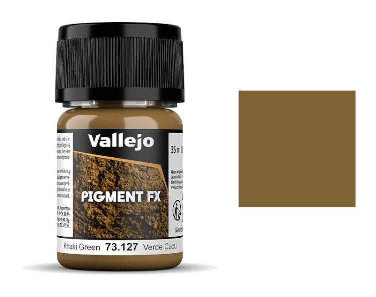 Vallejo Pigments - Khaki Green - 30ml Bottle
