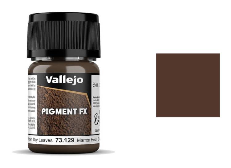 Vallejo Pigments - Brown Dry Leaves - 30ml Bottle 