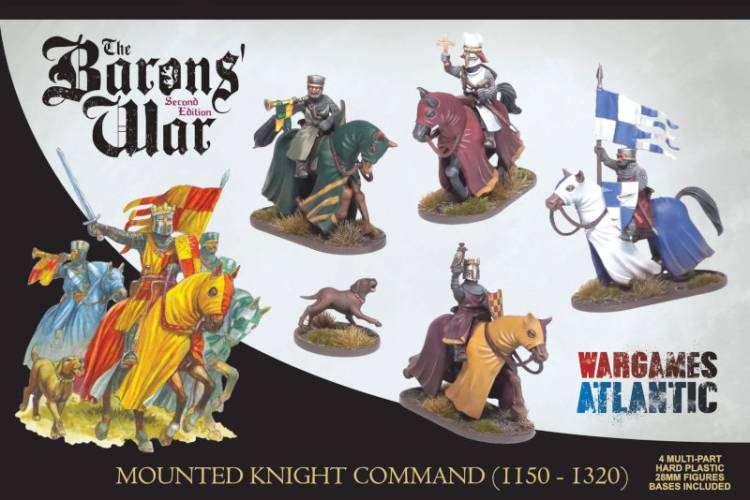 Wargames Atlantic The Age of Chivalry: Mounted Knight Command (1150 - 1320)