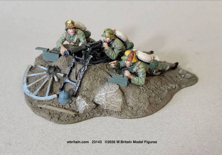 WWI: The Devils Paint Brush German Infantryman Team with MG08 1916-18