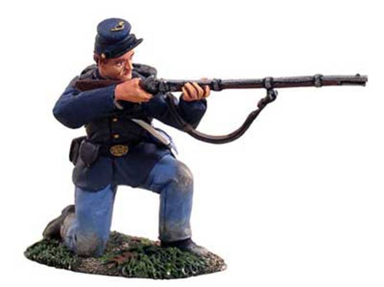 American Civil War: Union Infantry Kneeling Firing #1 - ONLY 4 AVAILABLE