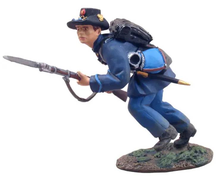 American Civil War: Union Infantry Iron Brigade Charging No.1 - ONLY 1 AVAILABLE
