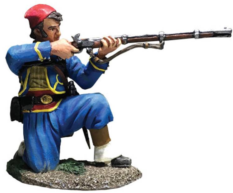 American Civil War: Union Infantry 146th NY Zouave Kneeling Firing No. 1 - ONLY 1 AVAILABLE