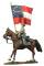 American Civil War: Confederate Flagbearer General Robert E. Lees Headquarters Flag Mounted - ONLY 1 AVAILABLE
