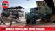 Airfix WWII 3-Ton 4x4 General Service & Troop Trucks (2 Kits)