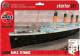 RMS Titanic Large Starter Set w/paint & glue