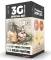 Wargame Series Basic Skin Colors 3rd Generation Acrylic Paint Set