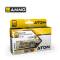 Ammo By Mig ATOM Acrylic Paint Set: Rubber Tools Colors Set
