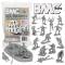 BMC Marx Plastic Army Men US Soldiers Gray 31pc