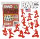 BMC Classic Marx Russian Plastic Army Men - Red 36pc