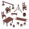 BMC Classic Marx Colonial Furniture - 14pc Set