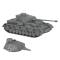 BMC Classic WWII German Panzer IV Tank Gray