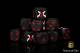 Baron of Dice Chain Blades Dice - Matte Black (25 dice)