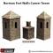Norman Fort Walls Corner Towers - King and Country - Printable Scenery