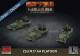 WWII Soviet ZSU M17 Anti-Aircraft Platoon (Plastic)