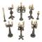 Green Stuff World 3D Printed Set - Standing Candle Holders 1:48
