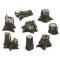 Green Stuff World 3D Printed Set - Medium Tree Stumps