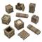 Green Stuff World 3D Printed Set - Wooden Crates 1:48