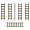 Green Stuff World Small Wooden Ladders 1:48 - 1:35