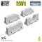 3D Printed Set - Broken Jersey Barriers