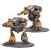 Legions Imperialis: Warhound Scout Titans with Turbo-Laser Destructors and Vulcan Mega-Bolters