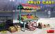 Fruit Cart w/Wooden Crates