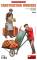 Miniart Construction Workers Figure Set