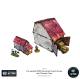 Micro Art Studio WWII Normandy Coach House with Chicken Coop