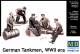 WWII German Tankmen - 5 Figure Set