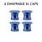 Redgrass Games 4x XL Swappable Caps for RGG360 Painting Handle
